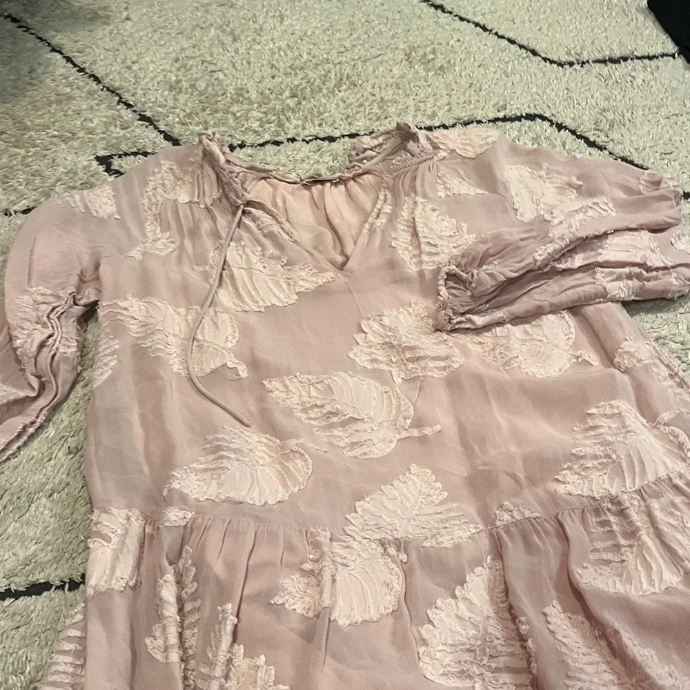 Wilfred Blush Pink Ruffled Dress s - Picture 3 of 6